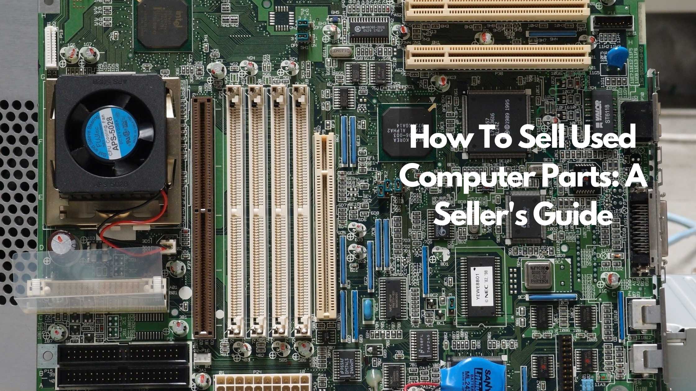 How To Sell Used Computer Parts A Selle's Guide